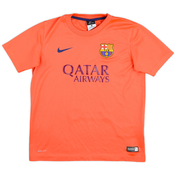 2014-15 Barcelona Basic Away Shirt - 10/10 - (L.Boys)
