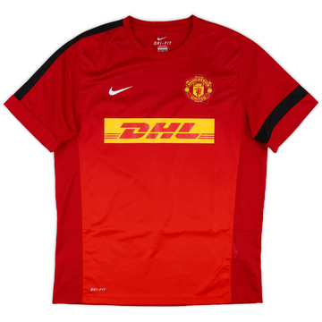 2013-14 Manchester United Nike Training Shirt - 9/10 - (XL)