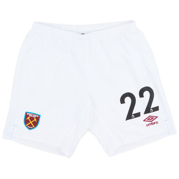 2017-18 West Ham Match Issue Home Shorts #22 (Byram)