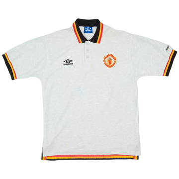 1996-97 Manchester United Umbro Polo Shirt - 5/10 - (L)