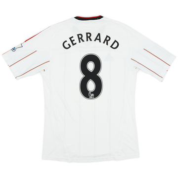 2010-11 Liverpool Away Shirt Gerrard #8 - 5/10 - (M)