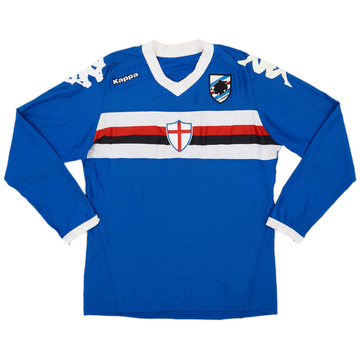 2010-11 Sampdoria Home L/S Shirt - 5/10 - (XL)