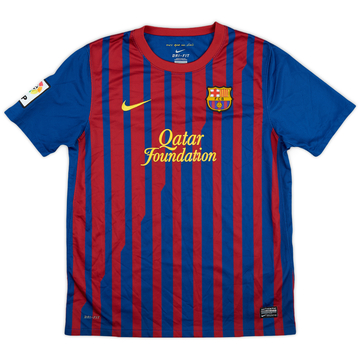 2011-12 Barcelona Home Shirt - 8/10 - (XL.Boys)