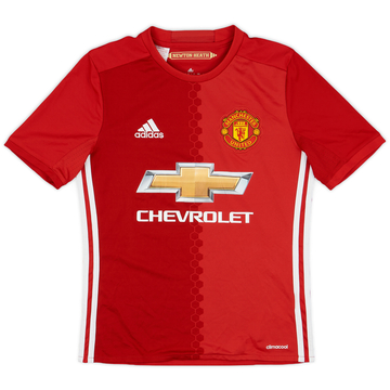 2016-17 Manchester United Home Shirt - 9/10 - (L.Boys)