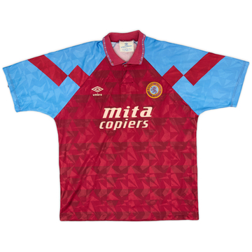 1990-92 Aston Villa Home Shirt - 7/10 - (XL)