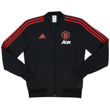 2018-19 Manchester United adidas Track Jacket - 9/10 - (S)