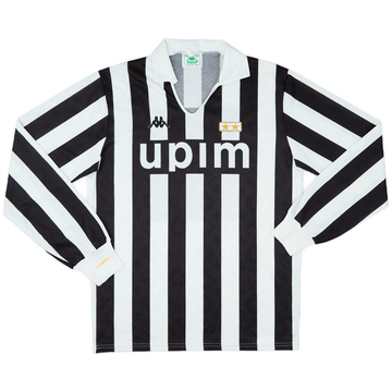 1989-90 Juventus Home L/S Shirt #11 - 6/10 - (L)