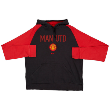 2009-10 Manchester United Nike Hooded Top - 8/10 - (XL)