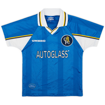 1997-99 Chelsea Home Shirt - 8/10 - (S.Boys)