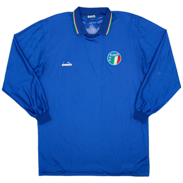 1986-90 Italy Home L/S Shirt - 6/10 - (XL)