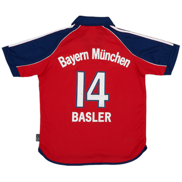 1999-01 Bayern Munich Home Shirt Basler #14 - 6/10 - (Y)