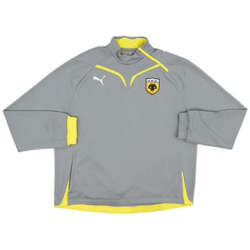 2009-10 AEK Athens Puma 1/4 Zip Drill Top - 6/10 - (XL)