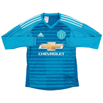 2018-19 Manchester United Home GK Shirt - 6/10 - (L.Boys)