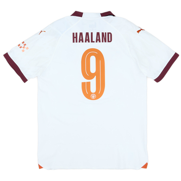 2023-24 Manchester City Player Issue Away European Shirt Haaland #9