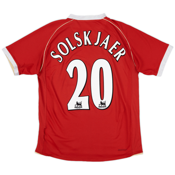 2006-07 Manchester United Home Shirt Solskjaer #20 - 5/10 - (S)