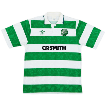 1989-91 Celtic Home Shirt - 8/10 - (M)