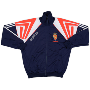 1995-96 Real Zaragoza adidas Track Jacket - 6/10 - (L)