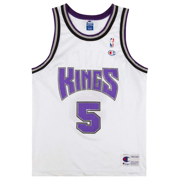 1995-97 Sacramento Kings Edney #5 Champion Jersey (Home) M