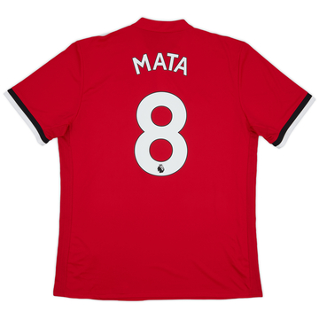 2017-18 Manchester United Home Shirt Mata #8 (L)