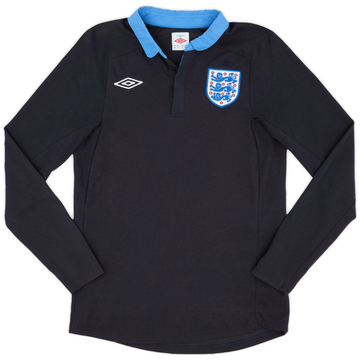 2011-12 England Away L/S Shirt - 8/10 - (S)