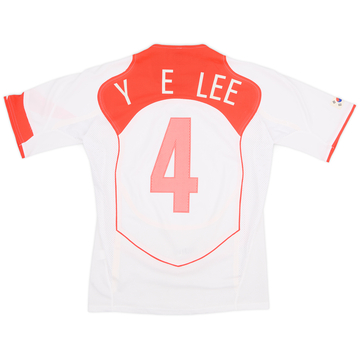 2004-06 South Player Issue Korea Away Shirt Y E Lee #4 - 10/10 - (S)
