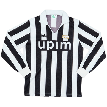 1989-90 Juventus Home L/S Shirt #10 - 6/10 - (M)