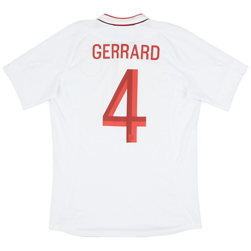 2012-13 England Home Shirt Gerrard #4 - 6/10 - (M)