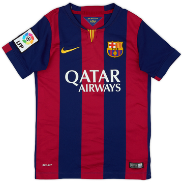 2014-15 Barcelona Home Shirt - 9/10 - (S.Boys)