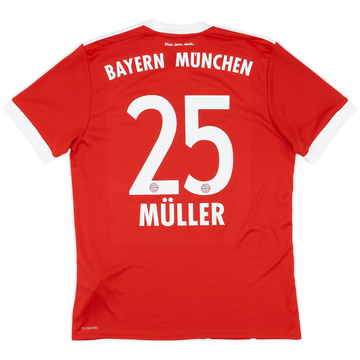 2017-18 Bayern Munich Home Shirt Muller #25