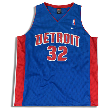 2002-04 Detroit Pistons Hamilton #32 Nike Swingman Jersey (Away) XL