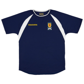 2003-05 Scotland Home Shirt - 8/10 - (XL.Boys)