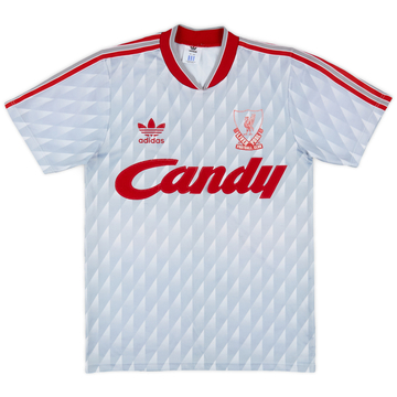 1989-91 Liverpool Away Shirt - 6/10 - (Y)
