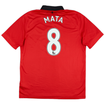 2013-14 Manchester United Home Shirt Mata #8 - 8/10 - (L)