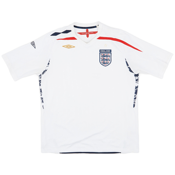 2007-09 England Home Shirt - 5/10 - (XL)