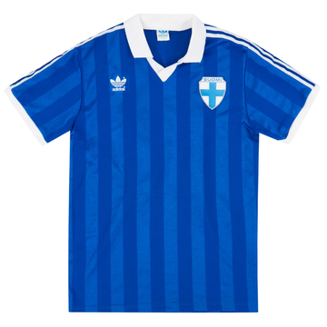 1988 Finland Match Issue Away Shirt #15 (Alatensio) v Sweden