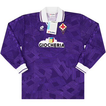 1991-92 Fiorentina Home L/S Shirt #6 XL
