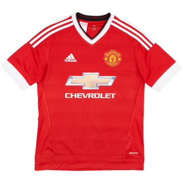 2015-16 Manchester United Home Shirt - 7/10 - (XL.Boys)