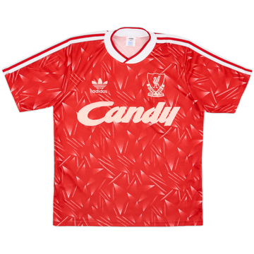 1989-91 Liverpool Home Shirt - 6/10 - (S)