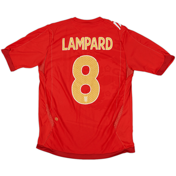 2006-08 England Away Shirt Lampard #8 - 6/10 - (M)