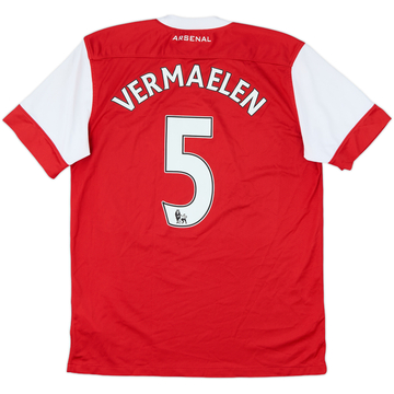 2010-11 Arsenal Home Shirt Vermaelen #5 - 5/10 - (M)
