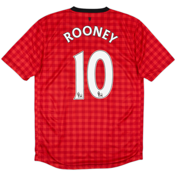 2012-13 Manchester United Home Shirt Rooney #10 - 4/10 - (M)