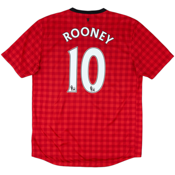 2012-13 Manchester United Home Shirt Rooney #10 - 4/10 - (L)
