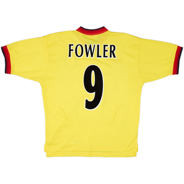 1997-99 Liverpool Away Shirt Fowler #9 - 9/10 - (M)