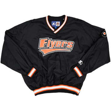 1990s Philadelphia Flyers Starter Pullover Windbreaker Jacket (Excellent) XL
