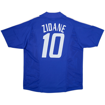 2002-04 France Home Shirt Zidane #10ES