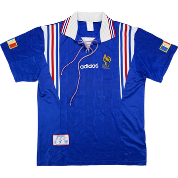 1996-98 France Home Shirt - 8/10 - (L/XL)
