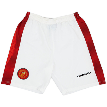 1996-98 Manchester United Home Shorts - Fair 4/10 - (S)