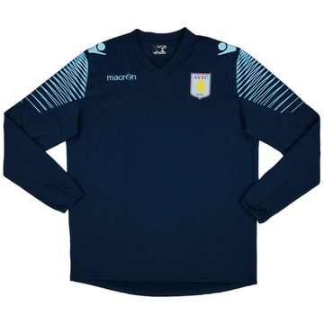 2010s Aston Villa Macron Drill Top - 9/10 - (XXL)