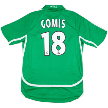 2006-07 Saint Etienne Home Shirt Gomis #18 - 6/10 - (M)