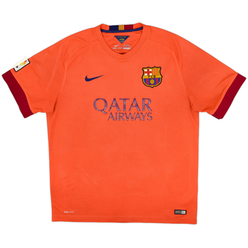 2014-15 Barcelona Away Shirt - 4/10 - (XL)